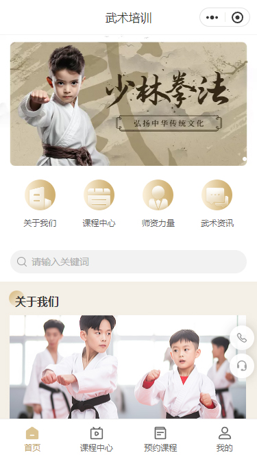 运动类武术培训