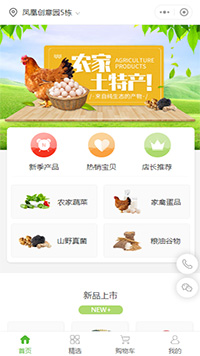 土特产_全国土特产加盟店_网上土特产店小程序商城模板